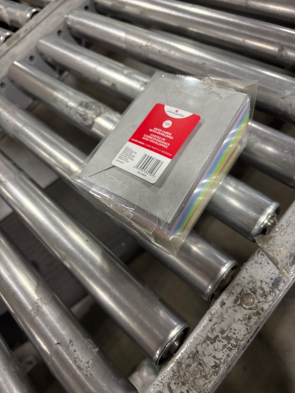 Photo 1 of American Greetings Single Panel Blank Cards Bulk with Envelopes, Pastel Colors (100-Count)