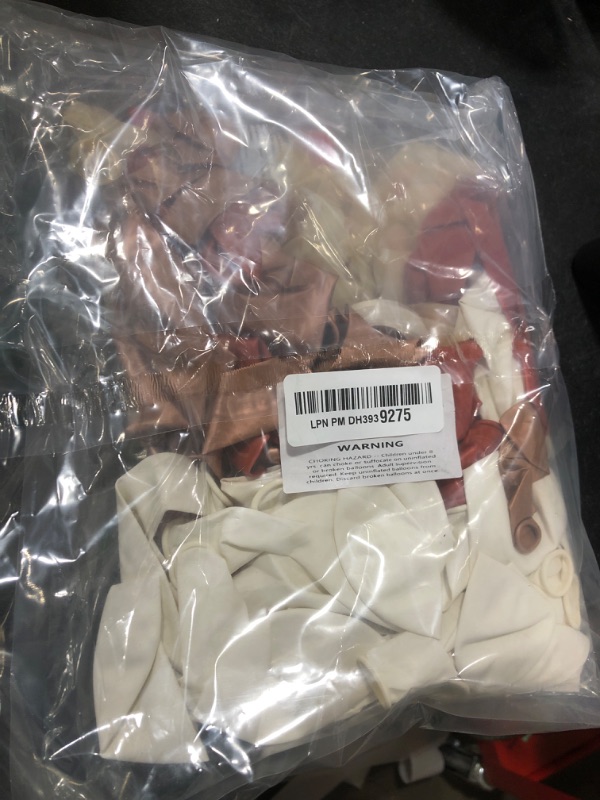 Photo 1 of 140PCS Rose Gold Balloon Arch Kit Rose Gold Balloons Garland Kit with Confetti Balloon for Baby Shower Birthday Wedding Bachelorette Party Decorations