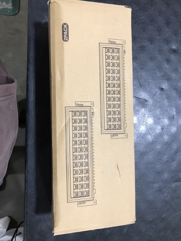 Photo 1 of AGranTOP 2 Pack Plug in LED Shop Lights - 100W 15000LM Aluminum Garage Light w/ 9.84ft Power Cord, IP66 Waterproof Shop Lights for Garage, Workshop, Warehouse (Built-in ON/Off Switch)