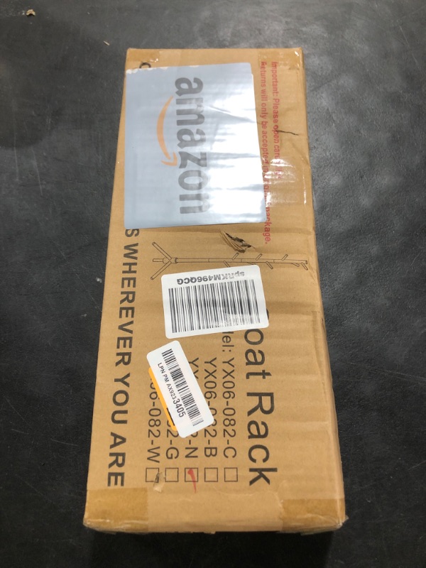 Photo 1 of Hupmad Wooden Tree Coat Rack Stand,Sturdy Freestanding Coat Rack with 8 Hooks,3 Adjustable Height for Child Adult,Wood Coat Stand Tree Fits Entryway Bedroom Office for Bags,Hats