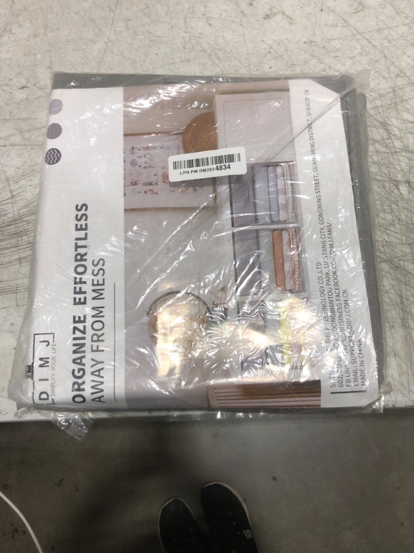 Photo 1 of DIMJ Storage Cubes, 6 Pack Cube Storage Bin, Foldable Storage Cubes with Window, Closet Storage Bins with Handle, 11 x 11 inch Storage Cubes for Clothes, Toys, Books (Grey)