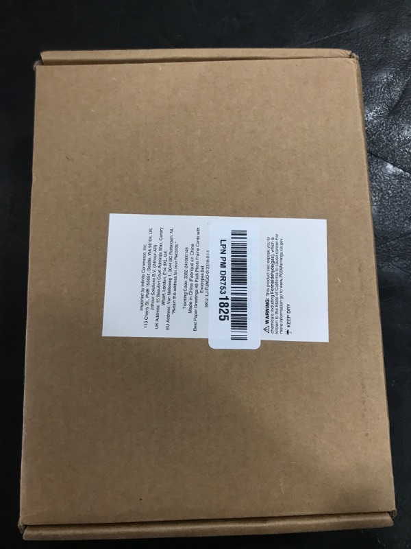 Photo 1 of 48 Pack Photo Frame Cards with Envelopes 4x6 - Paper Picture Frame for Photo Insert - Weddings, Graduations, Birthday, Anniversary (White)