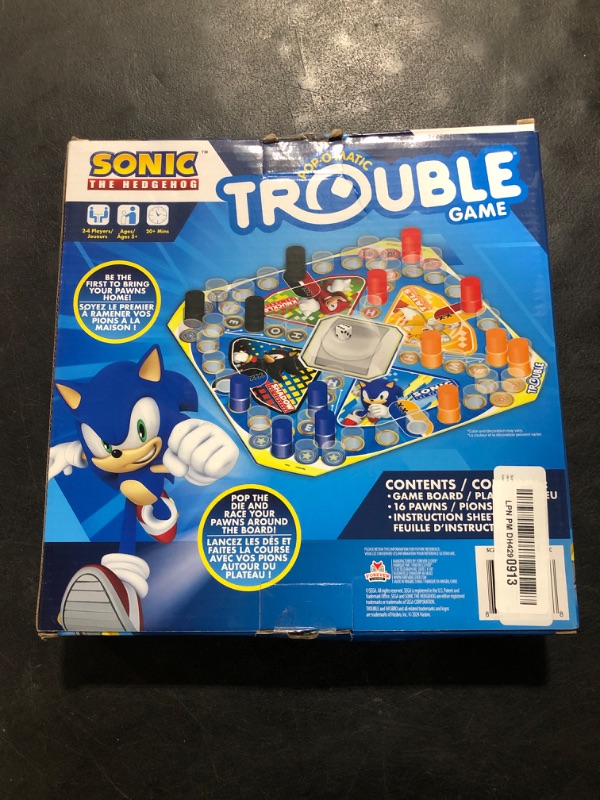 Photo 1 of Sonic the Hedgehog Pop Up Board Game - Bundle with Sonic Board Game for Kids with Pop Up Dice Plus Stickers, More | Sonic the Hedgehog Games for Birthday Party