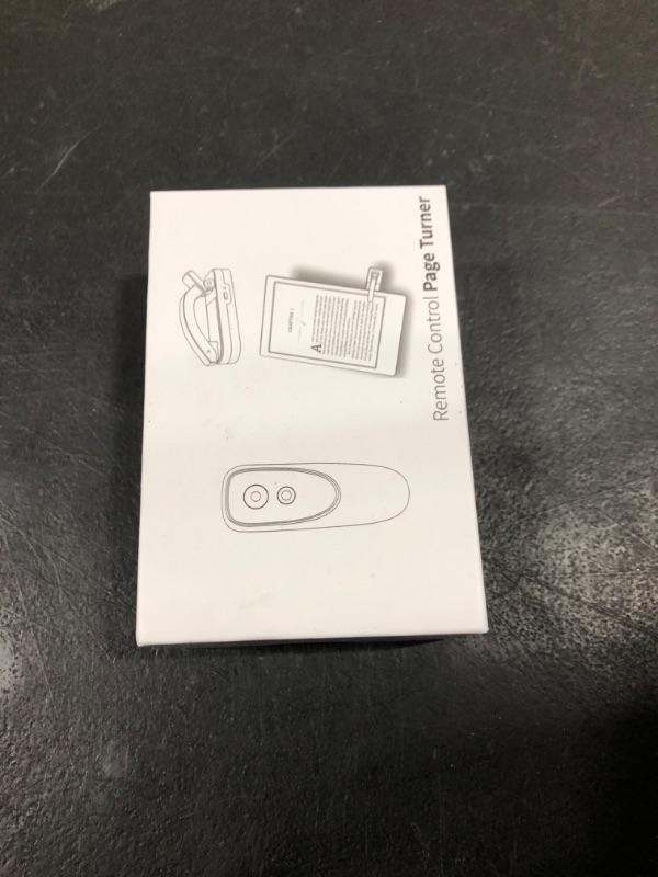 Photo 1 of RF & Bluetooth Multi-Functions Remote Control Page Turner for Kindle Paperwhite Oasis and Tiktok, Clicker Page Turner for iPhone & Android Tablets Reading, Camera Video Record Triggers Remote, Black