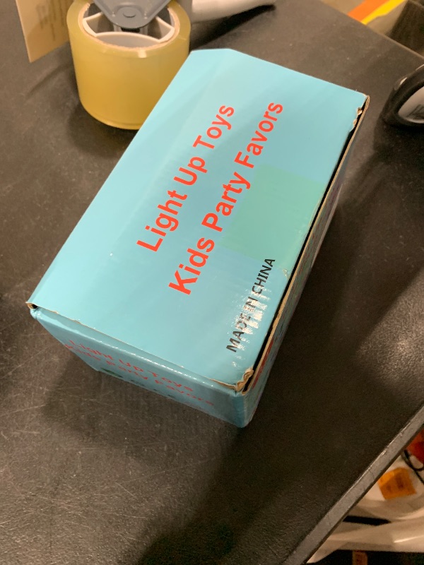 Photo 1 of Maegawa 25 Pack LED Light Up Fidget Spinner Bracelets Favors For Kids 4-8 8-12,Glow in The Dark Party Supplies,Birthday Gifts,Treasure Box Toys for Classroom,Carnival Prizes,Pinata Goodie Bags Stuffers