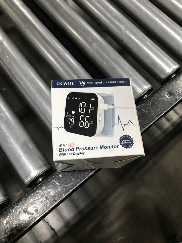 Photo 1 of Wrist Blood Pressure Monitor Rechargeable Digital Automatic Blood Pressure Cuff for Home Use Portable Talking Bp Monitor Full Screen Led Display Adjustable Bp Cuffs with Carrying Case