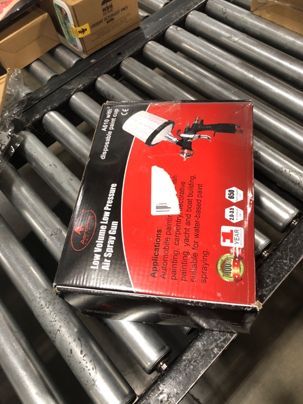 Photo 1 of AEROPRO Tools R500 LVLP Air Spray Gun with 22 Ounce Disposable Paint Cups, A610 Paint Guns Automotive, Car Paint Gun Sprayer, Paint Gun for House Painting, Car, Furniture, Varnish and Top Coat