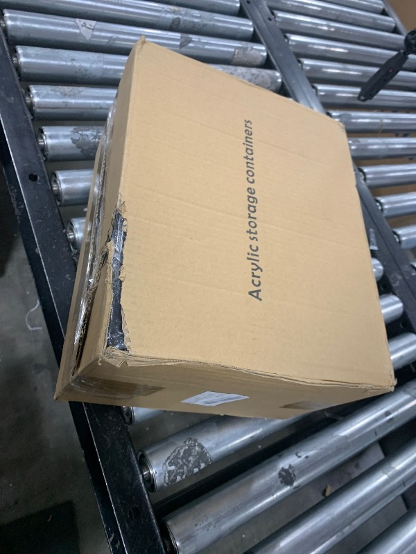 Photo 1 of Heyuzb 8 Pack Clear Freezer Organizer Bins Stackable Chest Freezer Organizer Deep Freezer Organizer Bins with Side Handles for Bottom Freezer