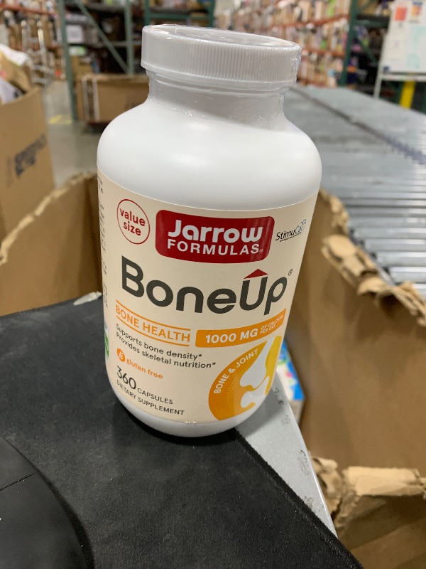 Photo 2 of Jarrow Formulas BoneUp for Bone Density and Skeletal Nutrition, Includes Vitamin D3, K2 (as MK-7) and Calcium, 360 Capsules, Up to a 60 Day Supply