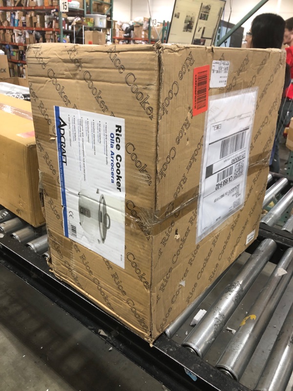 Photo 1 of Adcraft RC-E50 50-Cup Rice Cooker with 50 Cup Capacity and Oversized Fork, 2630-3500w, 208/240v