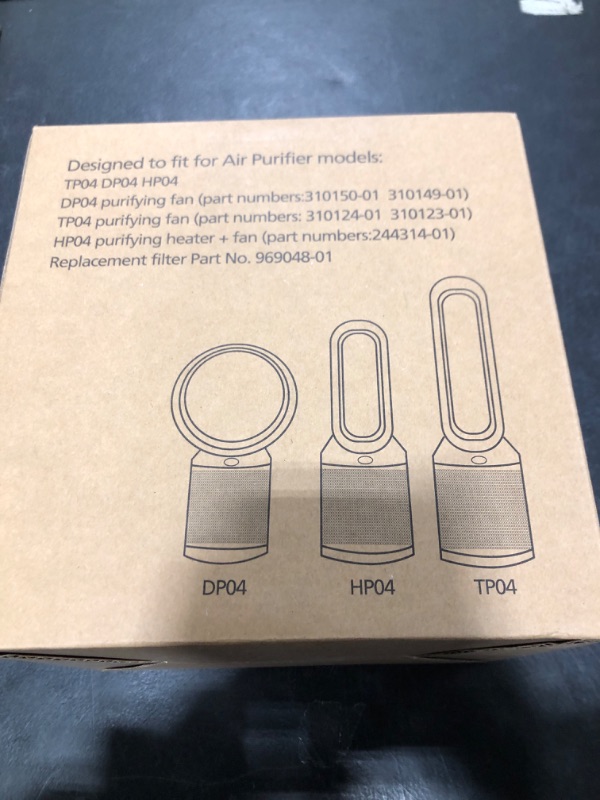 Photo 1 of TP04 Replacement Filter for Dyson HP04 TP04 DP04 TP05 DP05 Air Purifi-er Sealed Two Stage 360° Pure Cool Fan Combi Glass HEPA Filter & Activated Carbon Filter (Not for HP07,TP01,TP02,TP07,HP09)