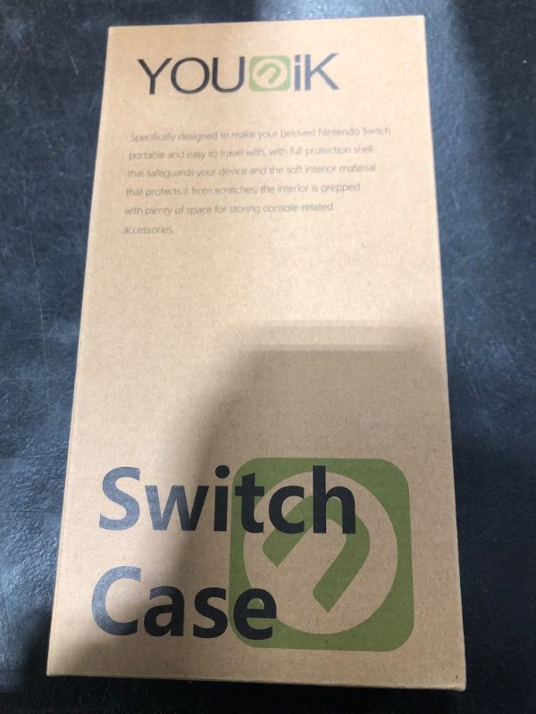 Photo 1 of Younik Switch Case for Switch 2017, Portable Switch Carrying Case, 14 in 1 Accessories Kit with Switch Case, Cover, Screeen Protector, Thumb Grip Cap, Game Card Case and Strap (Purple, Button Pattern)