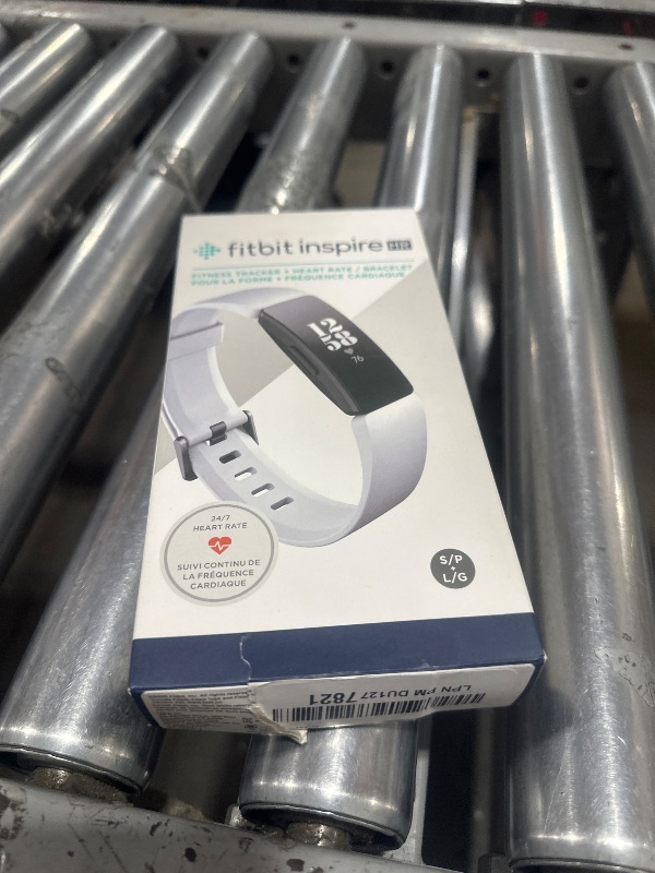 Photo 4 of Fitbit Inspire HR Heart Rate and Fitness Tracker With S and L Bands, White, One Size, 1 Count