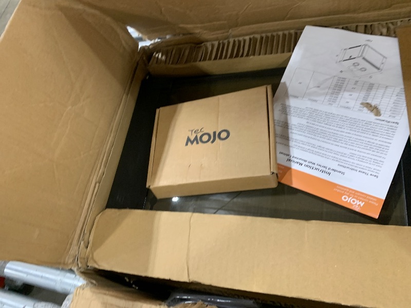 Photo 1 of Tecmojo 6U Wall Mount Server Cabinet IT Network Rack Enclosure Lockable Door and Side Panels Black, Cooling Fan, Standard Glass Door, 450mm Depth, for 19” IT Equipment, A/V Devices