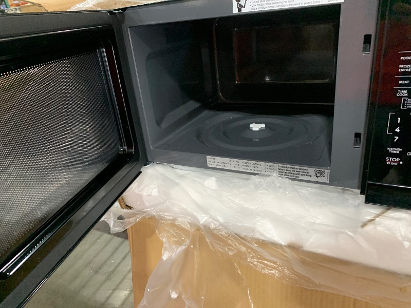 Photo 1 of SHARP SMC1461KB Oven with Removable 12.4" Carousel Turntable, Cubic Feet, 1100 Watt Countertop Microwave, 1.4 CuFt, Black