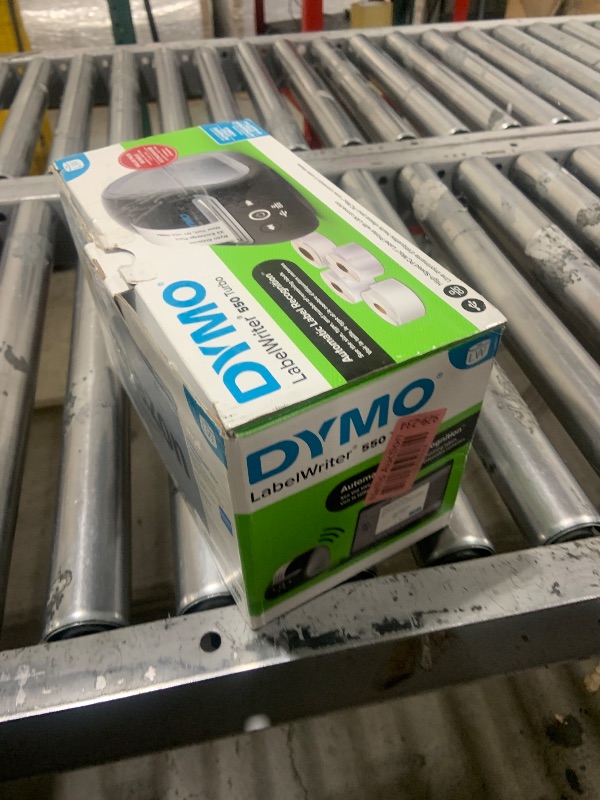 Photo 1 of DYMO LabelWriter 550 Turbo Label Printer Bundle, Label Maker with Direct Thermal Printing, Automatic Label Recognition, Includes Address Labels, Multipurpose Labels, Durable Multipurpose Labels