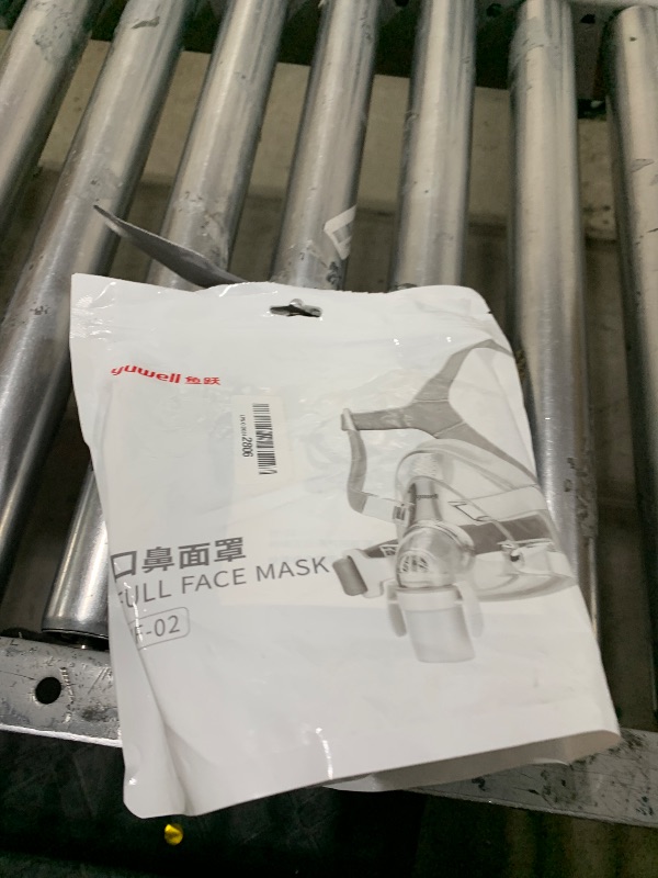 Photo 1 of Full Face CPAP Mask, Comfort Series Nasal CPAP Mask, Reuse Full Cover Mask Replacement Accessory Includes Headgear Strap, Frame, Elbow and Nasal Cushion, Covers Nose and Mouth(M)