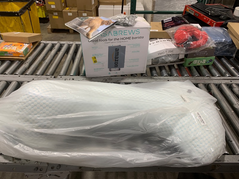 Photo 1 of HONEHO Mermaid Body Pillows for Adults, Cooling Long Pillow for Bed, One Piece Body Pillow, Full Body Pillow, Big Memory Foam Firm Body Pillow for Side Sleepe, Soft Hugging Bodypillow for Pregnancy