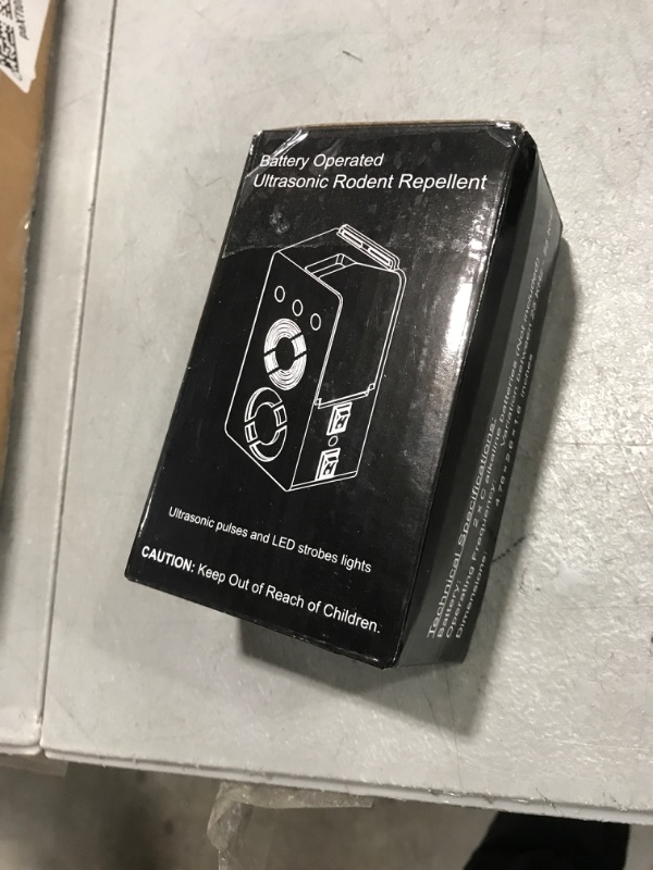 Photo 1 of Angveirt Rodent Electronic Repellent Battery Operated Ultra Sonic Rat Repeller Mouse Repelling Reducer for Car Engines Pest Mice Squirrel Deterrent for House Indoor Home 1 Pack