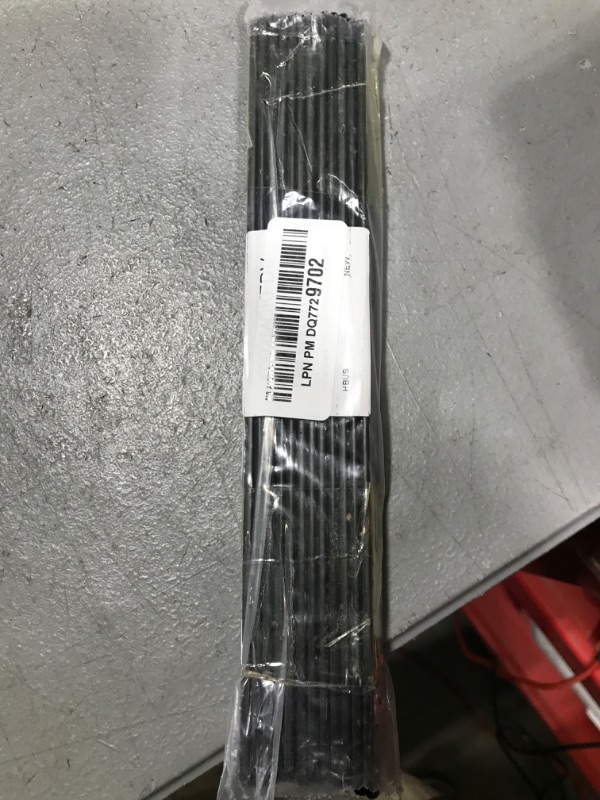 Photo 1 of 12Pcs Black Mending Plate, 10” Flat Straight Braces Heavy Duty Metal Straight Bracket, Cast Iron Mending Joining Repair Plates Fixing Bracket Connector for Repairing Wooden Furniture, 250MMx20MMx3MM