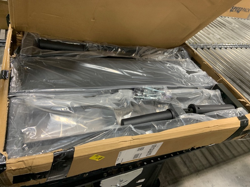 Photo 1 of Synergee 2-Tier Dumbbell Storage Rack with 3rd Tier for Kettlebell Storage, 2 Barbell Holders, and 4 Weight Plate Pegs – Accommodates 1" and 2" Plates – All-in-One Home Gym Equipment Organizer.