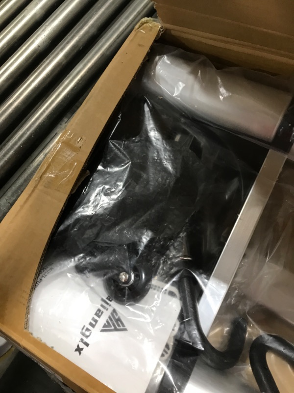 Photo 1 of Dajianglx 26.2 FT Telescoping Ladder, Lightweight Multi-Purpose Aluminum Extension Ladder w/Tool Tray and Non-Slip Feet, Telescopic Extendable Ladder for Home, RV, Roof and Outdoor Work