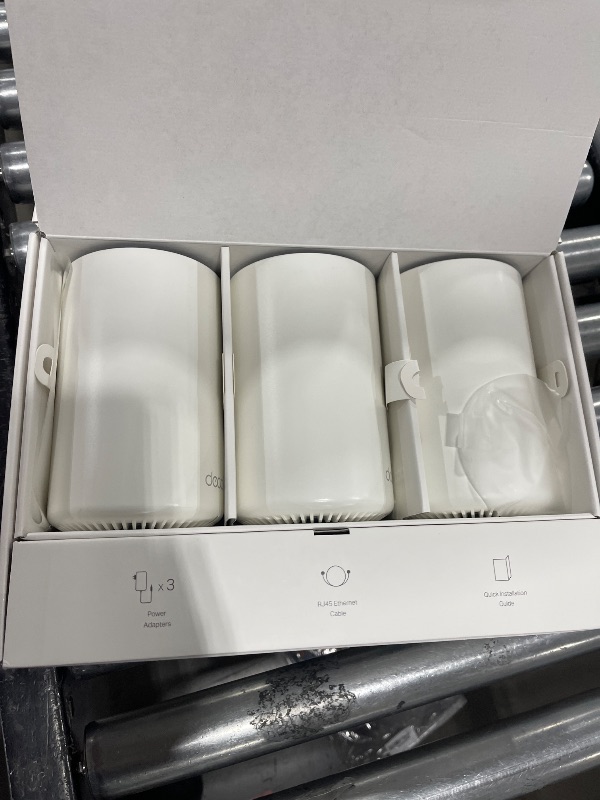 Photo 3 of TP-Link Deco AXE4900 Tri-Band WiFi 6E Mesh WiFi System (Deco XE70 Pro) 2.5G WAN/LAN Ports 4.9 Gbps Wi-Fi 7,200 Sq. Ft Coverage Connect up to 200 Devices New 6 GHz Band 3-Pack 2024 Release