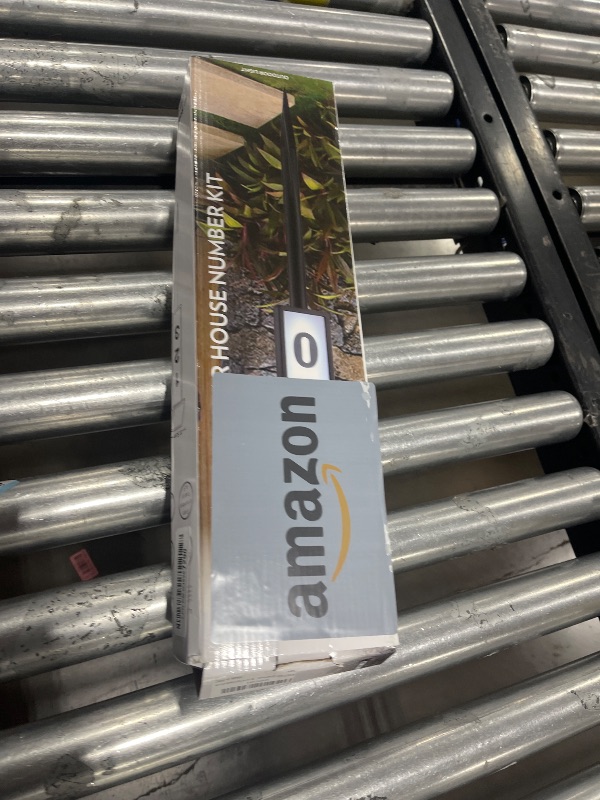 Photo 1 of FORUP Solar Lighted House Address Numbers Sign, Solar Powered House Numbers Light, LED Illuminated Outdoor Address Plaque for Home Yard Garden House