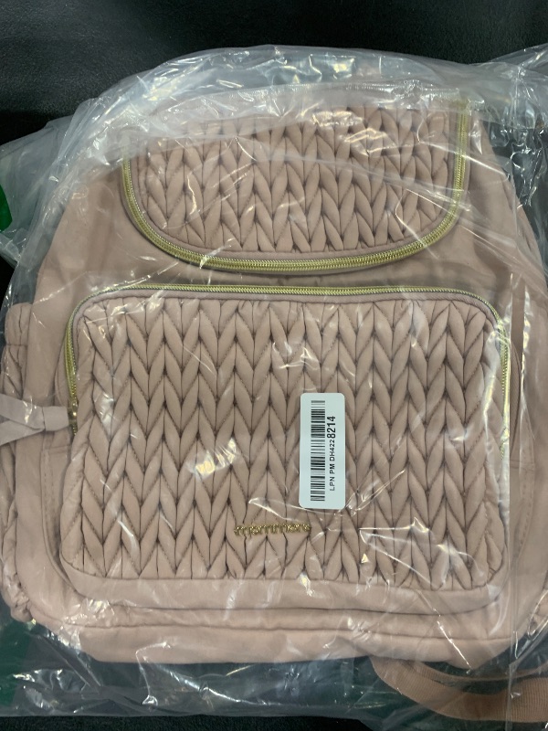 Photo 1 of mommore Diaper Bag Small Diaper Backpack Stylish Toddler Baby Mini Maternity Bags Travel Backpacks with Insulated Pockets, Changing Pad, Stroller Straps