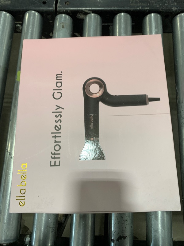 Photo 2 of ELLA BELLA® Professional Ionic Hair Dryer (Foldable) • Negative Ion Blow Dryer • Perfect for Travel • Intelligent Heat Control & Rapid Drying Speeds • Lightweight Design • Low Noise Technology