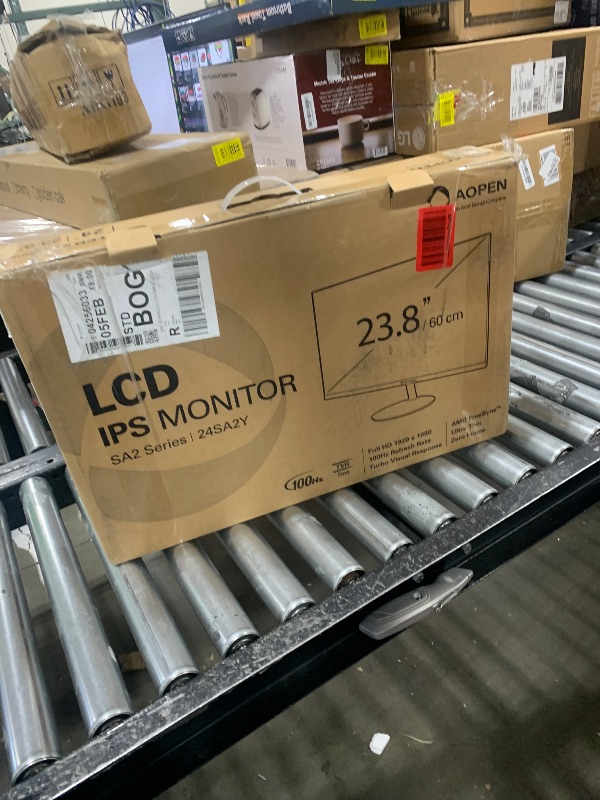 Photo 1 of AOPEN by Acer 24SA2Y EBI 23.8" Full HD 1920 x 1080 Zero-Frame IPS Gaming Office Monitor | AMD FreeSync Technology | Ultra-Thin Stylish Design | Up to 100Hz | 1ms TVR | Tilt | HDMI & VGA Ports