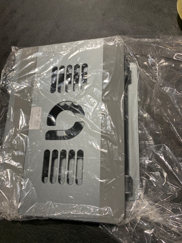 Photo 1 of Lamicall Adjustable Laptop Stand, Portable Laptop Riser, Aluminum Laptop Stand for Desk Foldable, Ergonomic Computer Notebook Stand Holder for MacBook Air Pro, Dell XPS, HP (10-17.3'') - Grey