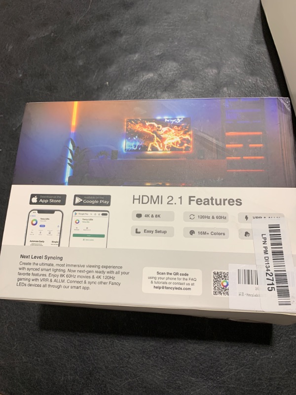 Photo 3 of Fancyleds HDMI 2.1 Fancy Sync Box Streaming Media Player Syncing Device; 4K 120Hz, HDR, Movies Supported (for 70" to 90" TVs)