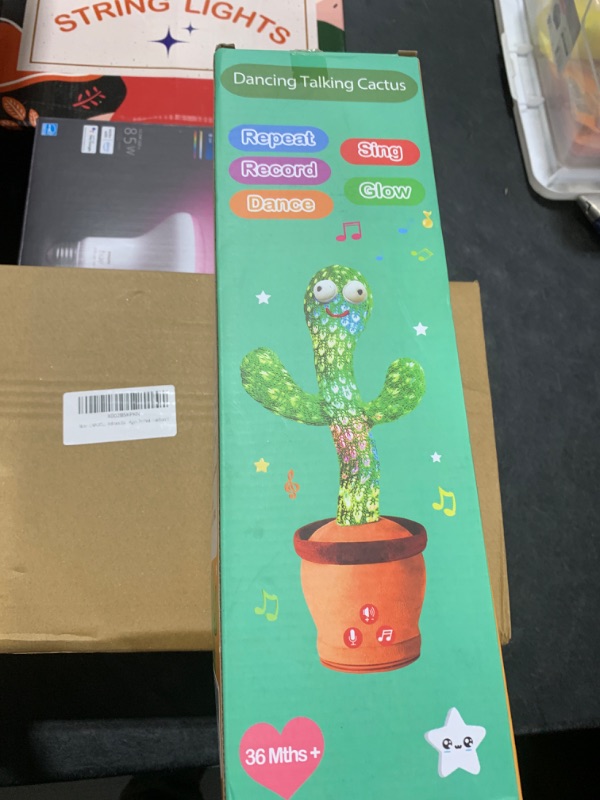 Photo 1 of Vitosup Rechargeable Dancing Talking Cactus Toy w/Volume Adjustable, Cactus Baby Toy Repeat What You Say, Baby Toys for Boys Girls, Singing Mimicking Cactus Toy (Rechargeable Drumming Cactus)