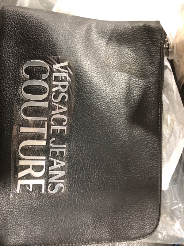 Photo 3 of Versace Jeans Couture Tactile Logo 75YA4B77ZG128 Clutch Bag, black and silver, One size