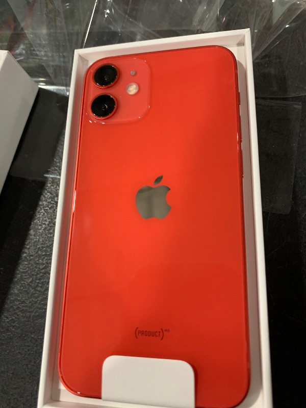 Photo 4 of Apple iPhone 12 Mini (64GB, (Product) RED) [Locked] + Carrier Subscription