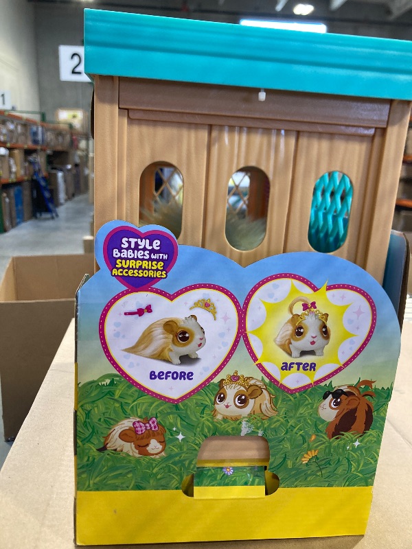 Photo 3 of Little Live Pets - Mama Surprise | Soft, Interactive Mama Guinea Pig and her Hutch, and her 3 Surprise Babies. 20+ Sounds & Reactions. for Kids Ages 4+, Multicolor, 7.8 x 11.93 x 11.38 inches