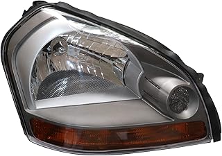 Photo 1 of Headlight Headlamp Assembly for Hyundai for Tucson 2005 2006 2007 2008 2009 Halogen Headlights Gray Housing Clear Lens Right Passenger Side Replacement Headlamps 921022E050 (Right Passenger Side)