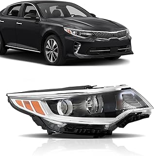 Photo 1 of munirater Headlight Assembly Replacement for 2016 2017 2018 Optima DRL Right Headlamp Passenger Side KI2503196