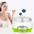 Photo 1 of Cailmei Yogurt Maker Machine, Household Appliances Automatic Fermented With Stainless Steel, Diy Breakfast , Kids,Home Use Green 6.3X6.3X4.72In