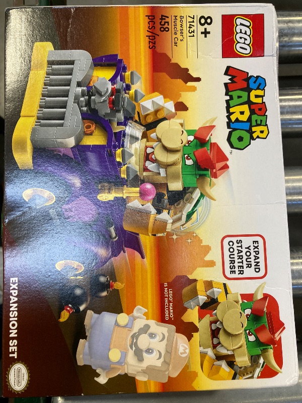 Photo 2 of LEGO Super Mario Bowser’s Muscle Car Expansion Set, Collectible Bowser Toy for Kids, Gift for Boys, Girls and Gamers Ages 8 and Up, 71431