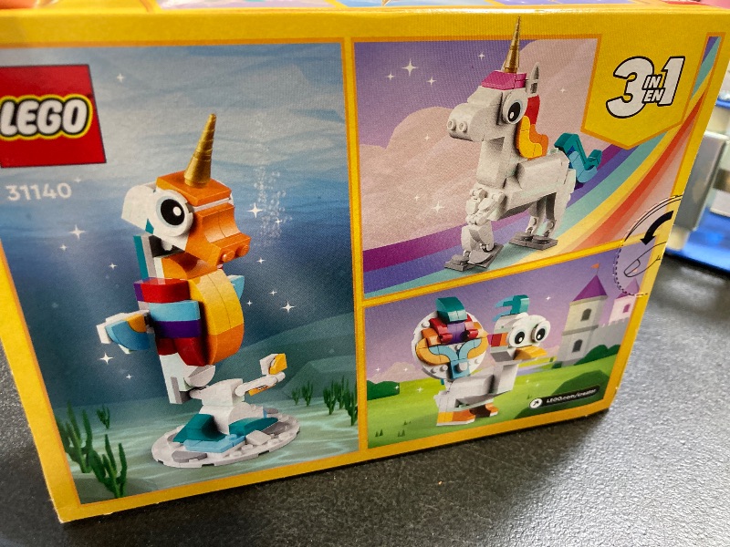 Photo 2 of LEGO Creator Magical Unicorn Plastic Multicolored 145 pc