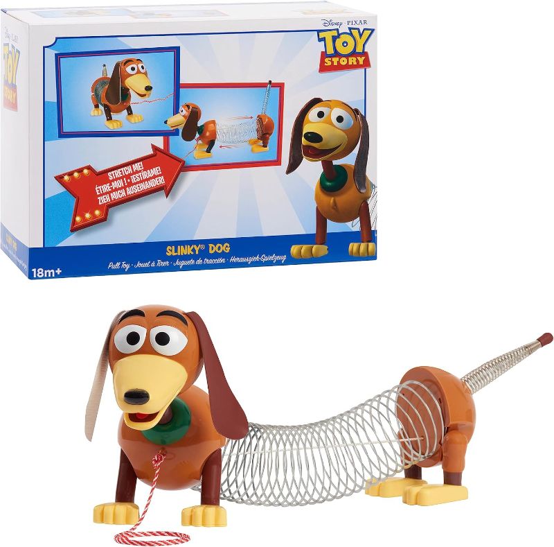 Photo 1 of Disney•Pixar's Toy Story Slinky Dog Pull Toy, Walking Spring Toy for Boys and Girls, Kids Toys for Ages 18 Month by Just Play