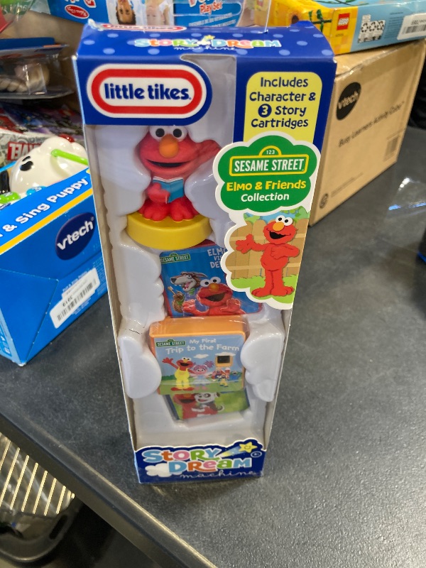 Photo 1 of Little Tikes Story Dream Machine Sesame Street Elmo & Friends Story Collection, Storytime, Books, Audio Play Character, Toy Gift for Toddlers and Kids Girls Boys Ages 3+ Years