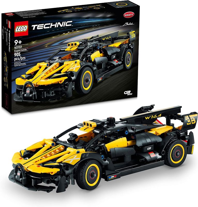 Photo 1 of LEGO Technic Bugatti Bolide Racing Car Building Set - Model and Race Engineering Toy for Back to School, Collectible Sports Car Construction Kit for Boys, Girls, and Teen Builders Ages 9+