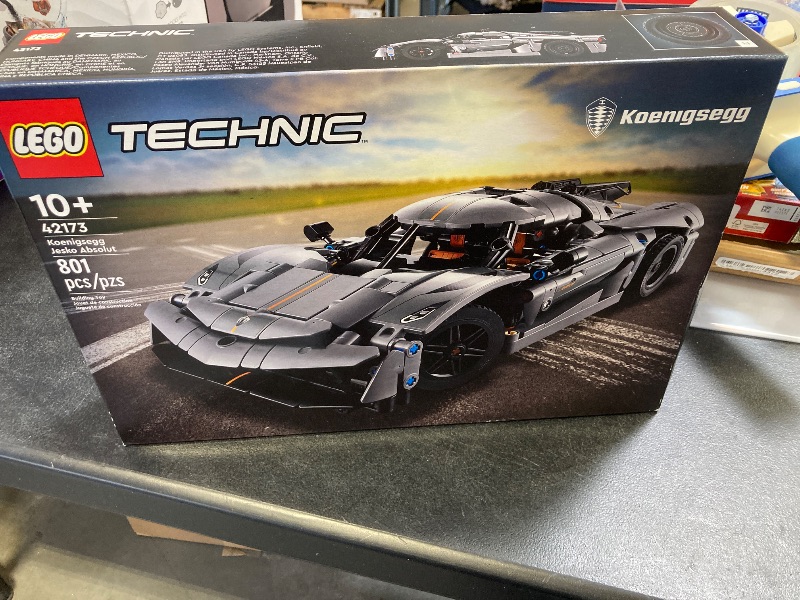 Photo 1 of LEGO Technic Koenigsegg Jesko Absolut Grey Hypercar, Sports Car Building Toy Set for Boys and Girls, Vehicle Racing Car for Kids, Buildable Model Kit, Sports Car Toy, Motor Enthusiasts’ Gift, 42173