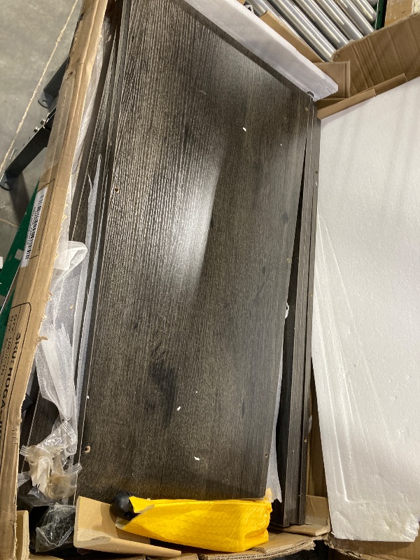 Photo 1 of LITTLE TREE Dining Table for 4 People, 31.5-Inch Square Small Kitchen Table, Farmhouse Dinner Table with Sturdy Pedestal Base for Restaurant, Dining Room, Living Room, Grey