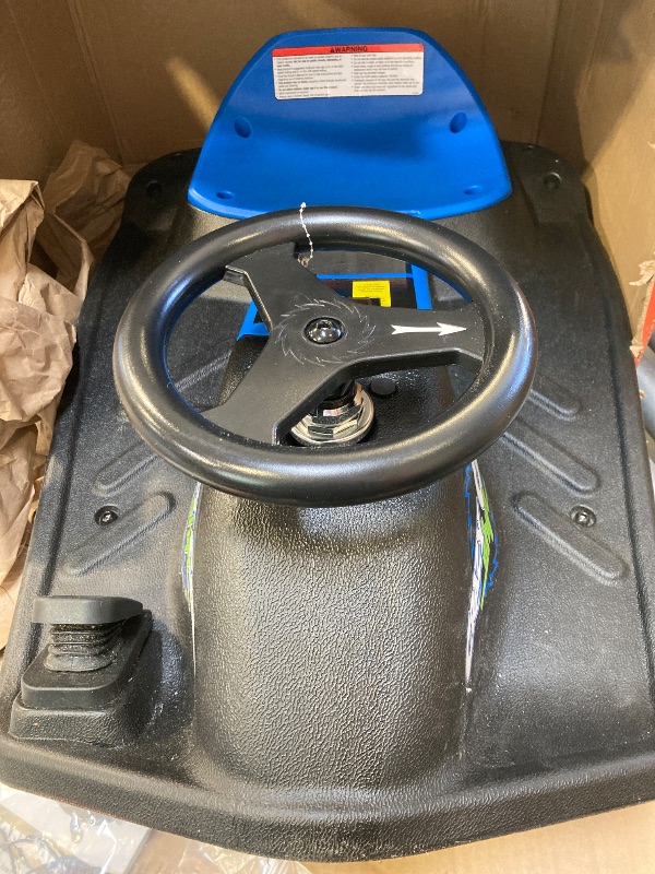 Photo 1 of Razor Crazy Cart Shift Electric Go Kart for Kids Ages 6+ - 12V Drifting System, High/Low Speed Switch, Simplified Drifting, Riders up to 120 lbs, Black/Blue