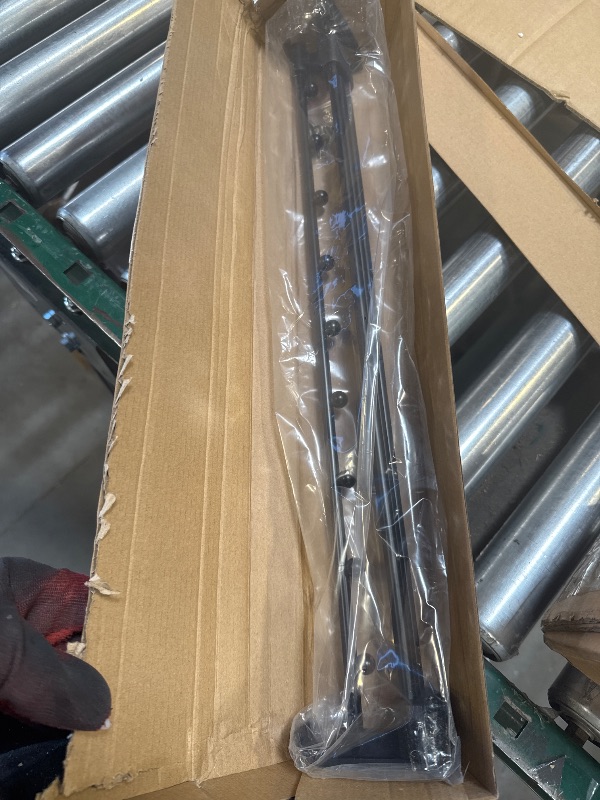 Photo 1 of Heavy Duty Extendable Pull Out Closet Rod - Sliding Wardrobe Closet Rod for Increased Storage Space - Hanging Rod Ideal for Clothes, Towels and More - Neat Closet Storage (20 inch)