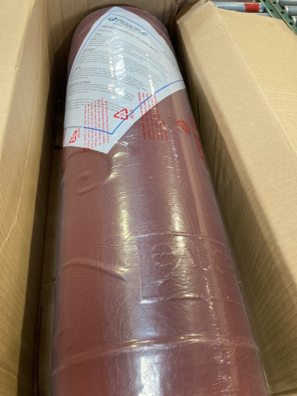Photo 1 of Beveled Edge Fall Mat for Elderly - Fall Prevention for Seniors - Bedside Safety Floor Mat - Elegantly Designed Maroon Bed Side Pads for Elderly - 70" x 24" x 0.7"